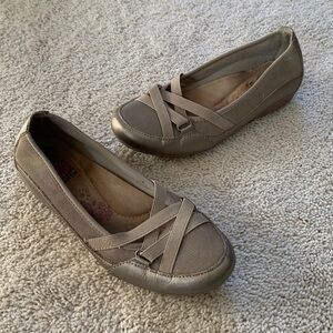 Earth Spirit Leather Gelron Casual Platinum Shoes